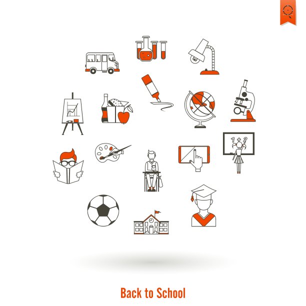 学校及教育图标图片下载