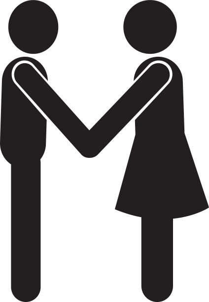 商人握手图标设计图片下载