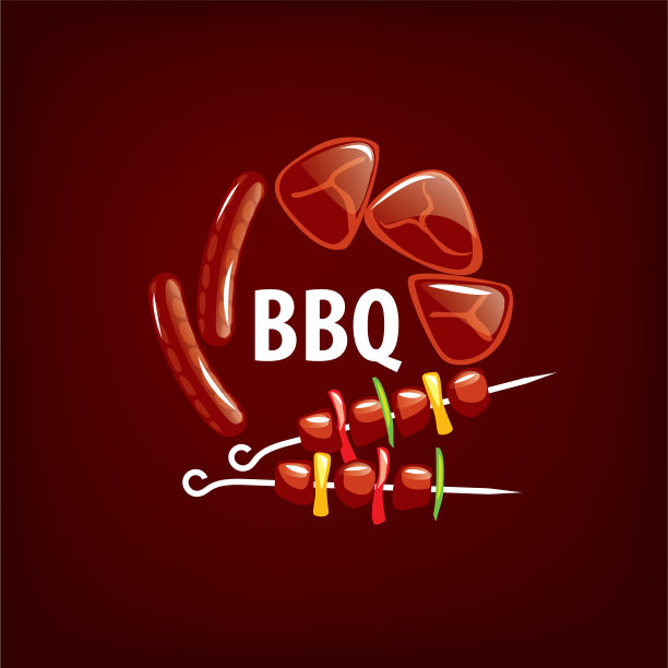 烧烤聚会的标志图片下载