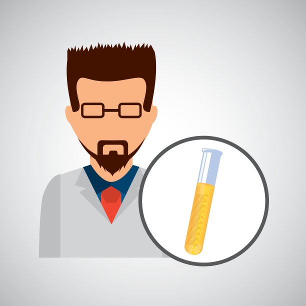 男科学家实验室图标试管图片下载