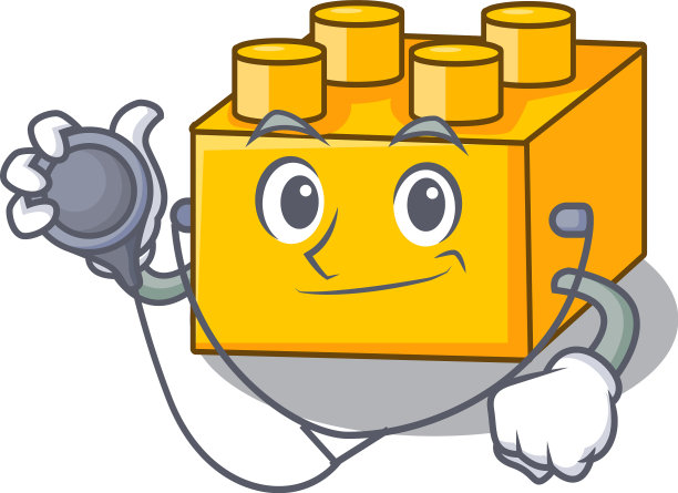 医生塑料积木卡通玩具图片下载