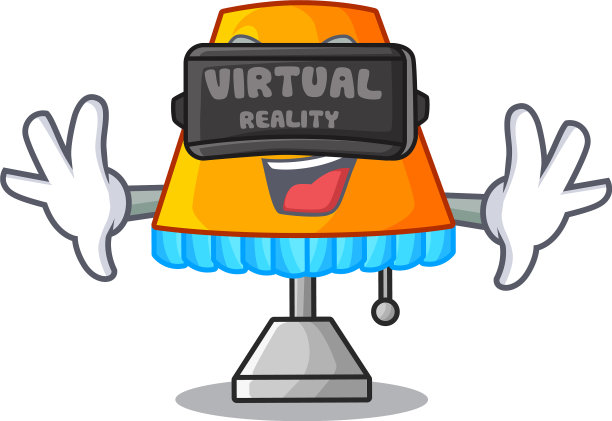 虚拟现实卡通宝宝坐在里面图片下载