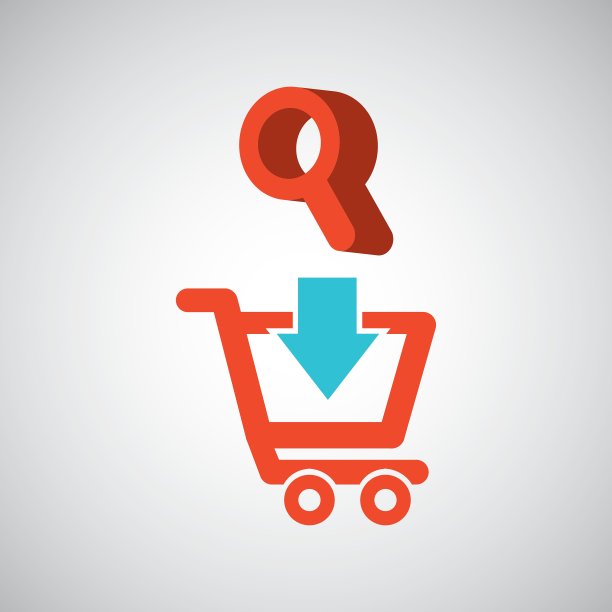 电子商务搜索图标图片下载