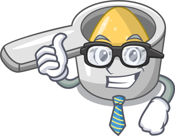 商人性格的烹调用的量勺图片下载