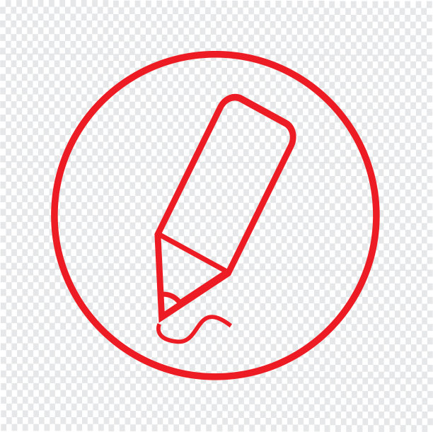 细线铅笔图标设计图片下载