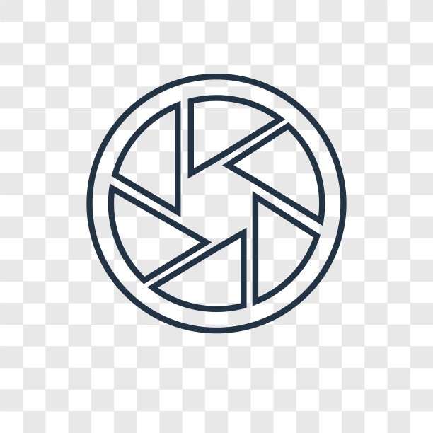 快门概念线性图标图片下载