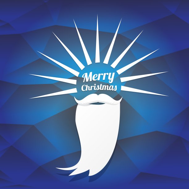 圣诞潮老人贺卡图片下载