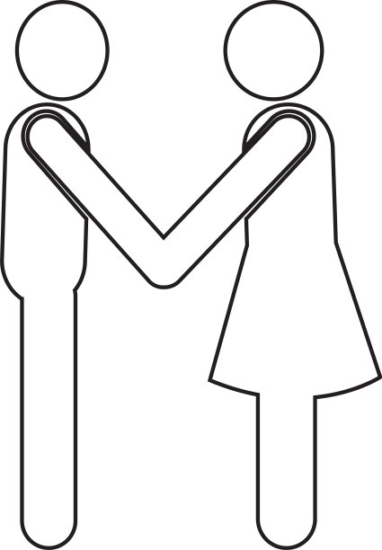 商人握手图标设计图片下载