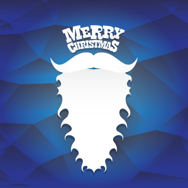 圣诞潮老人贺卡图片下载