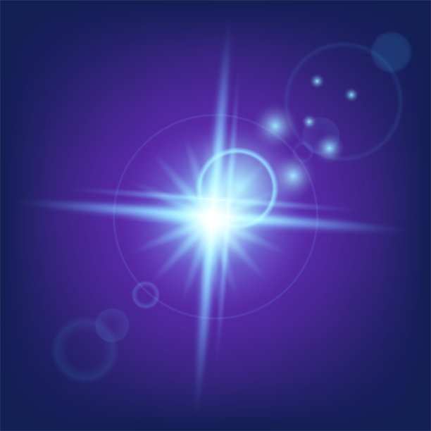 辉光效果创意概念套装图片下载