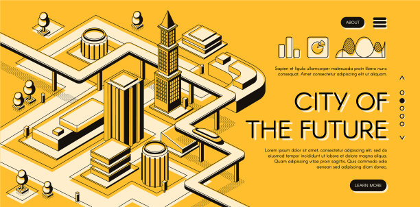 未来城市基础设施项目网页图片下载