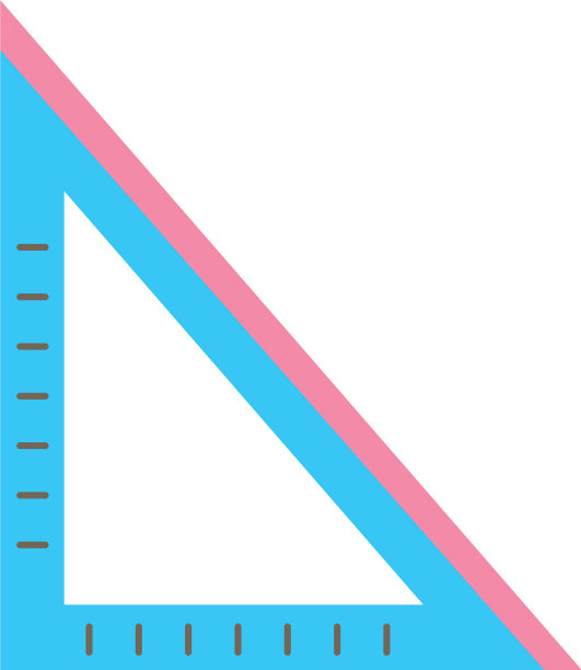 彩色的方尺是学习的学习工具图片下载