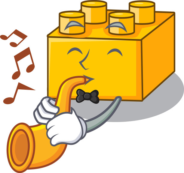 用小号搭积木，孩子们就被孤立了图片下载