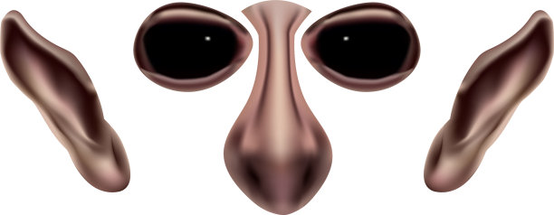 地精面部部分逼真图片下载