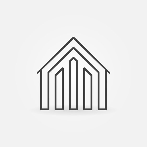 房屋线性图标图片下载