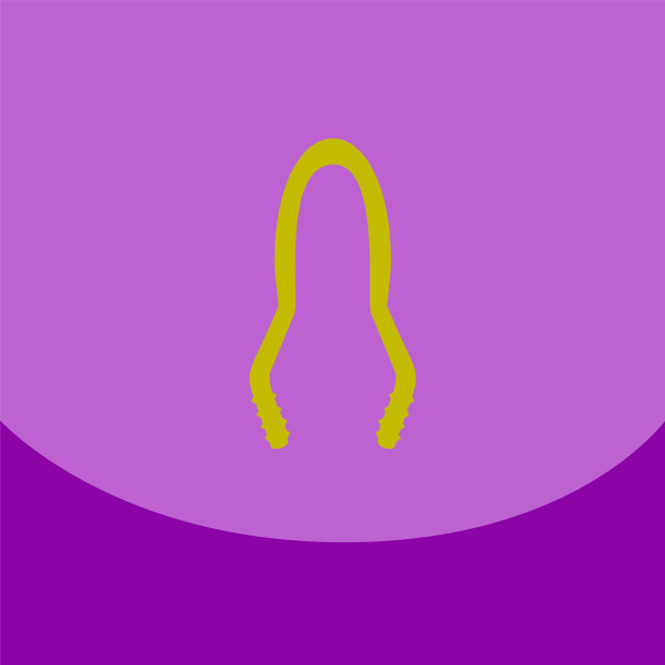 平面图标与暗影钳子水烟图片下载