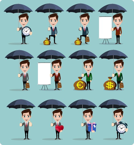 商人打着保护伞图片下载