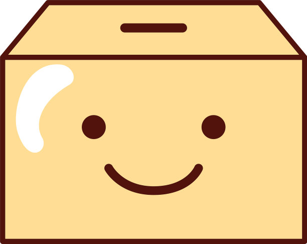 盒子纸箱包装可爱的性格图片下载