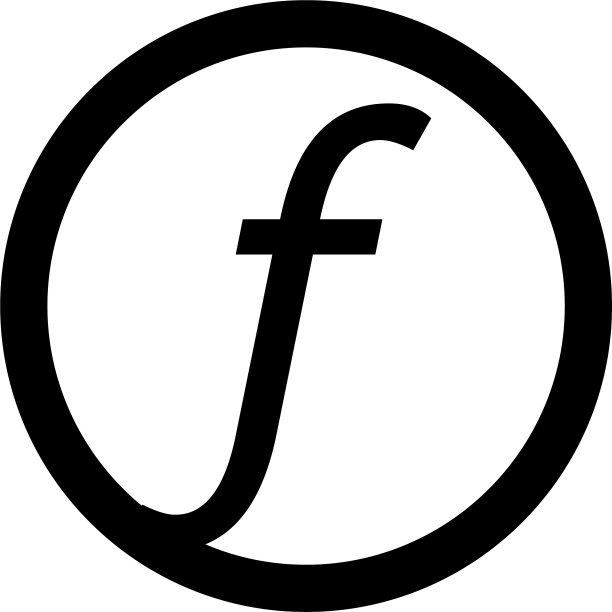 基础字体字母F图标设计图片下载