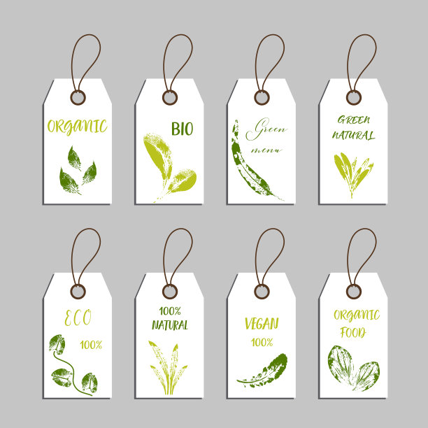 环保标签套装图片下载