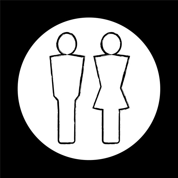 男人和女人人物图标图片下载