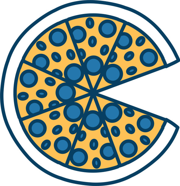 大意大利披萨标志图片下载