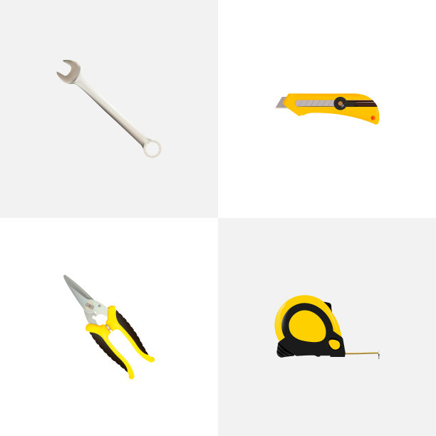 逼真的文具刀扳手长度图片下载