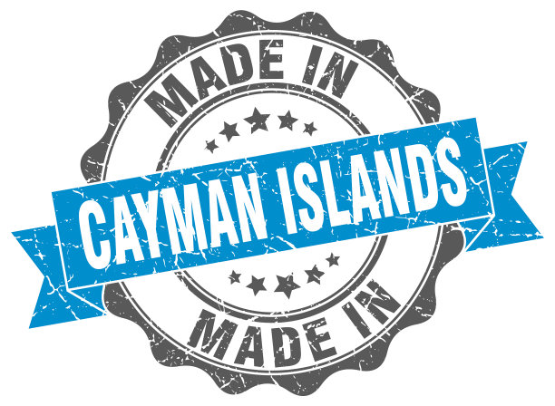 产于开曼群岛的圆形印章图片下载