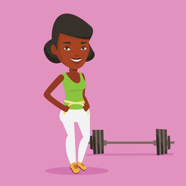 女人测量腰围图片下载