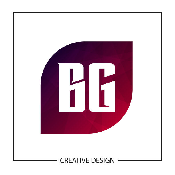 字母BG标志模板设计图片下载