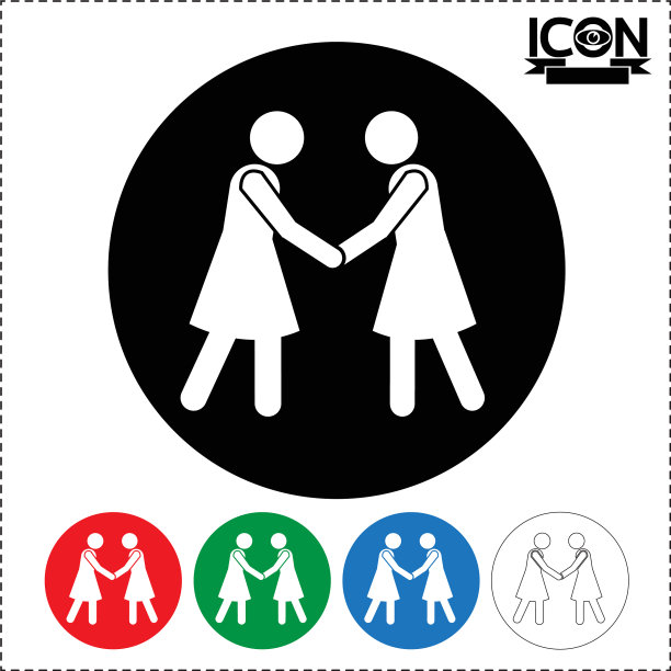 人们握手图标图片下载