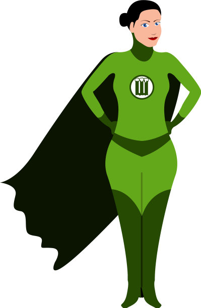 女超人卡通人物图片下载