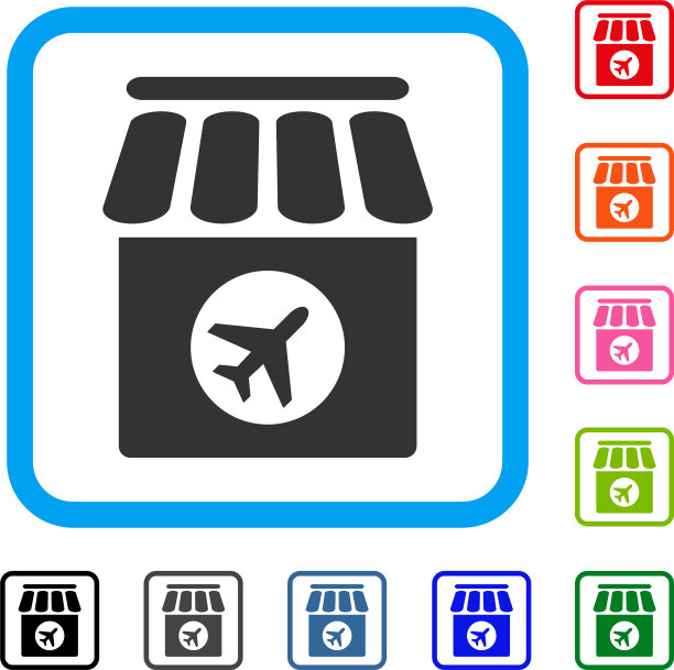 免税边框图标图片下载