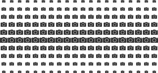 照片相机形状的半色调图案图片下载