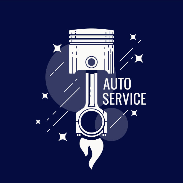 绘制汽车活塞服务海报图片下载