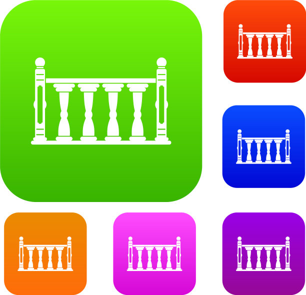 护栏套颜色收集图片下载