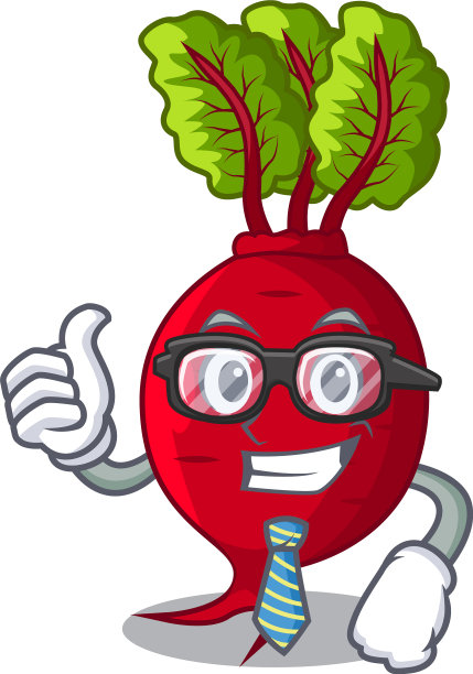 商人在有机甜菜根图片下载