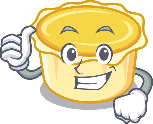 赞蛋挞卡通人物图片下载