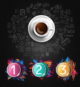 现代信息图产品手册模板图片下载