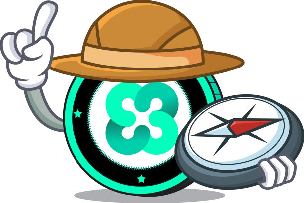 探险者气质硬币吉祥物卡通图片下载