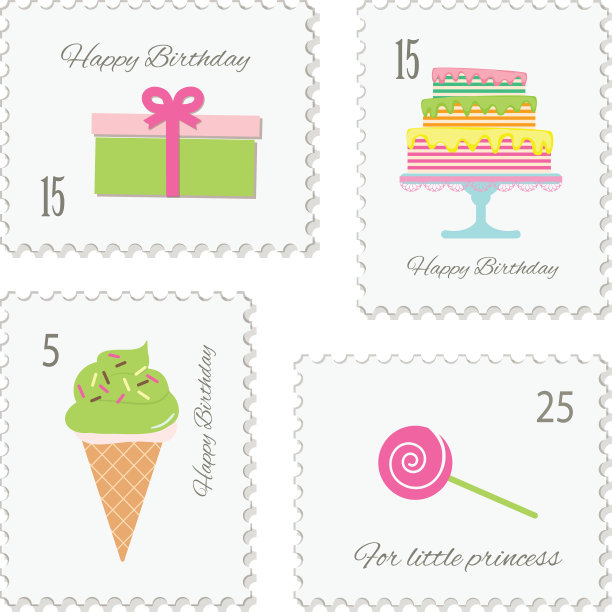 一套生日邮票图片下载