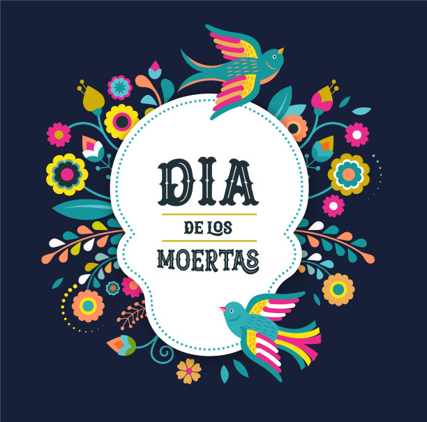 亡灵之日的旗帜图片下载