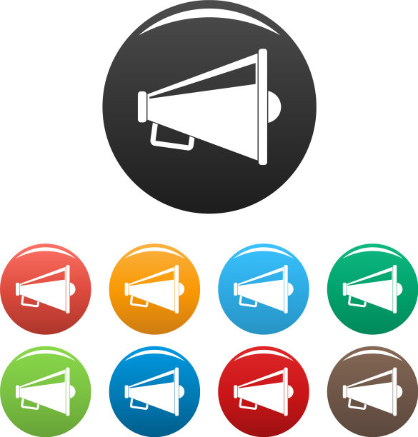 扬声器图标设置颜色图片下载