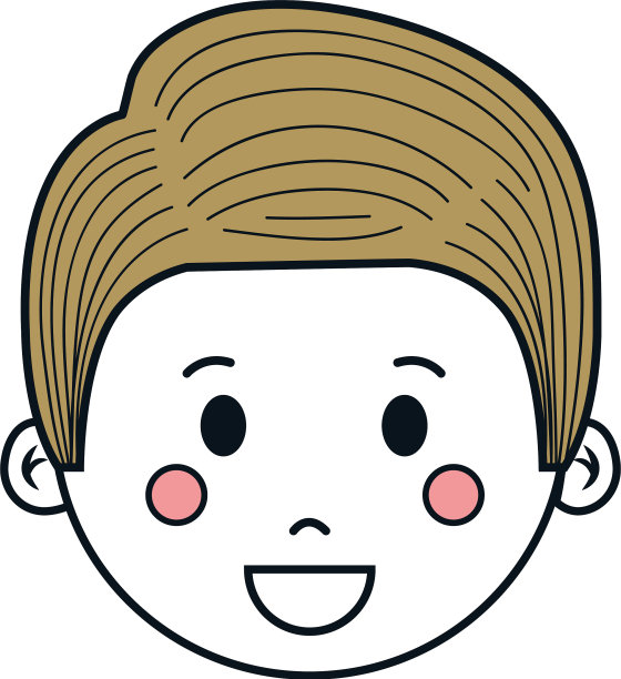 可爱的小男孩的性格图片下载