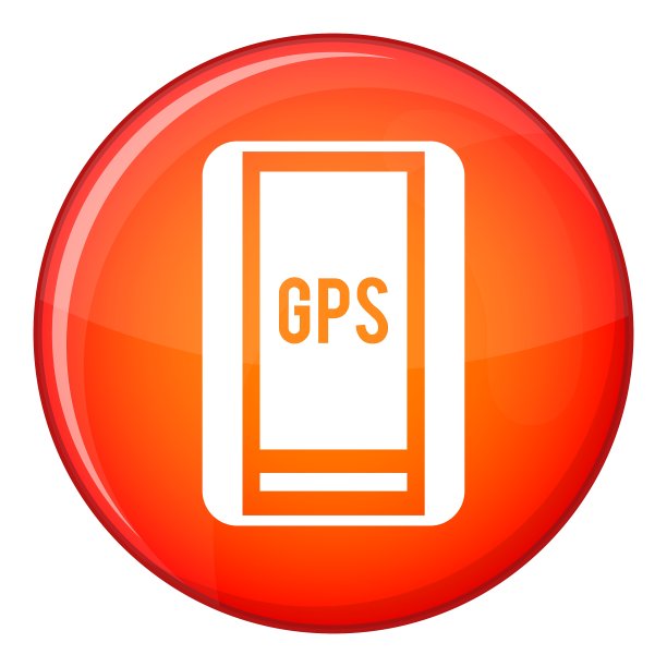 全球定位系统图标平面风格图片下载