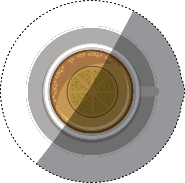 孤立茶饮设计图片下载