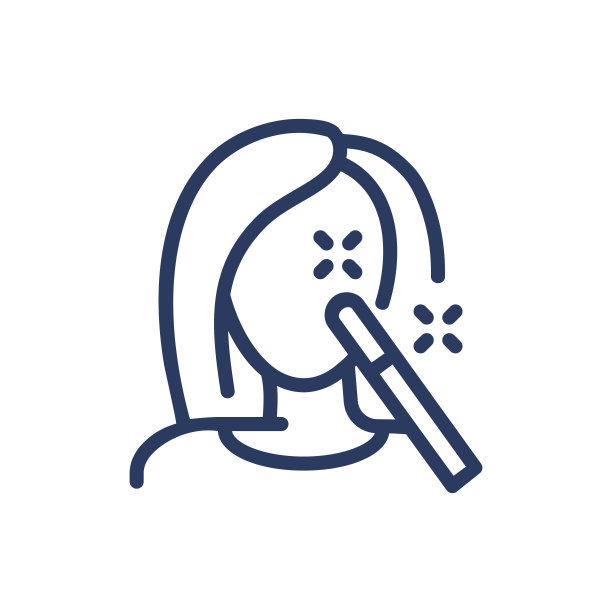 肖像润饰细线图标图片下载