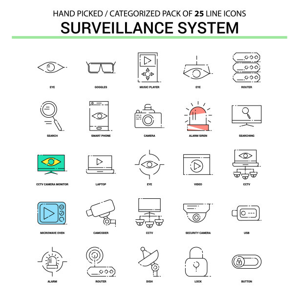 监控平线图标设置业务图片下载