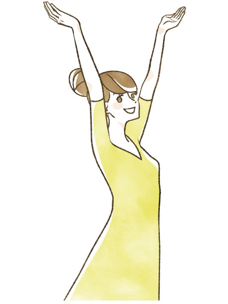 张开双臂的女人图片下载