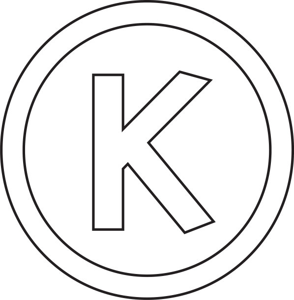 基础字体字母K图标设计图片下载